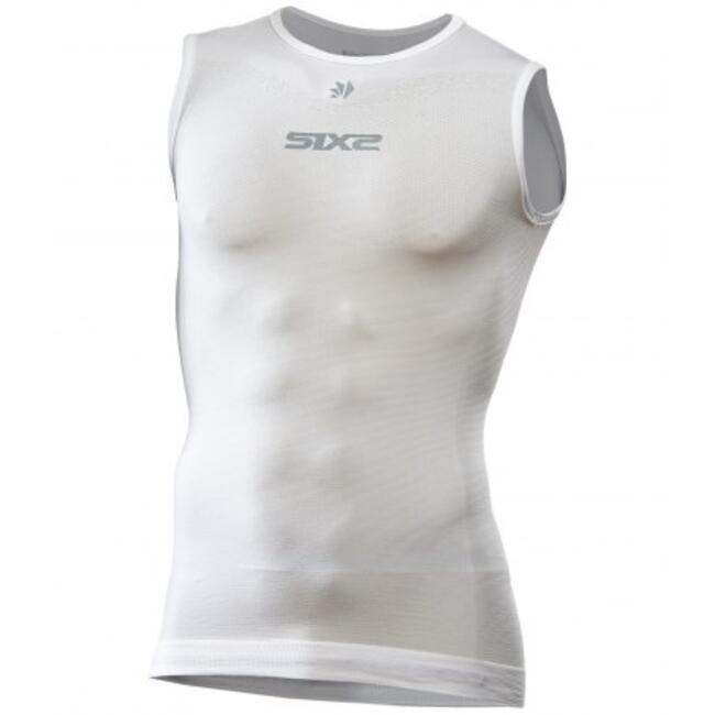 Maglia Termica Moto White Carbon Six2 Unisex